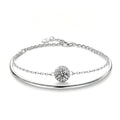Twisted Wave Crystal Bracelet
