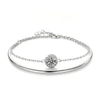 Twisted Wave Crystal Bracelet