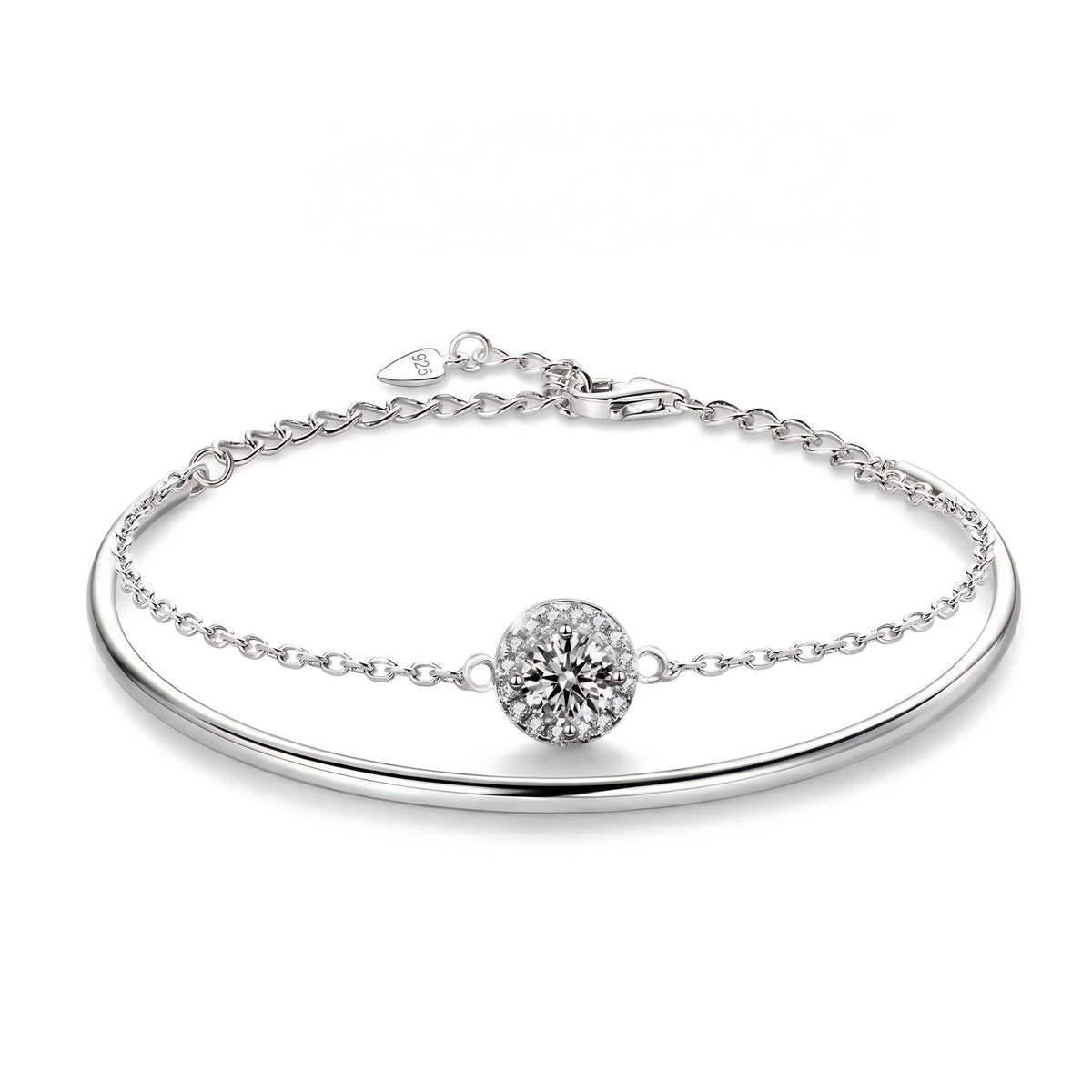 Twisted Wave Crystal Bracelet