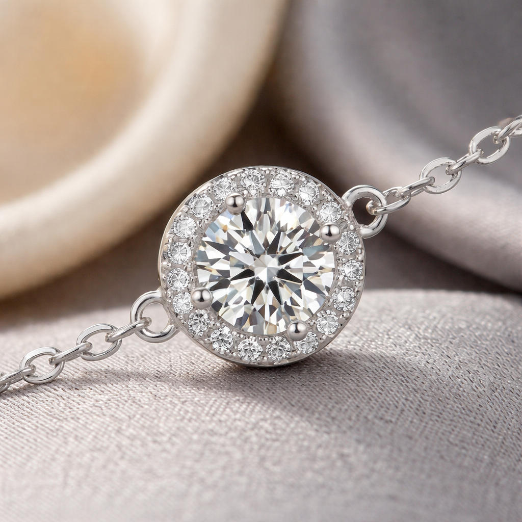 Twisted Wave Crystal Bracelet