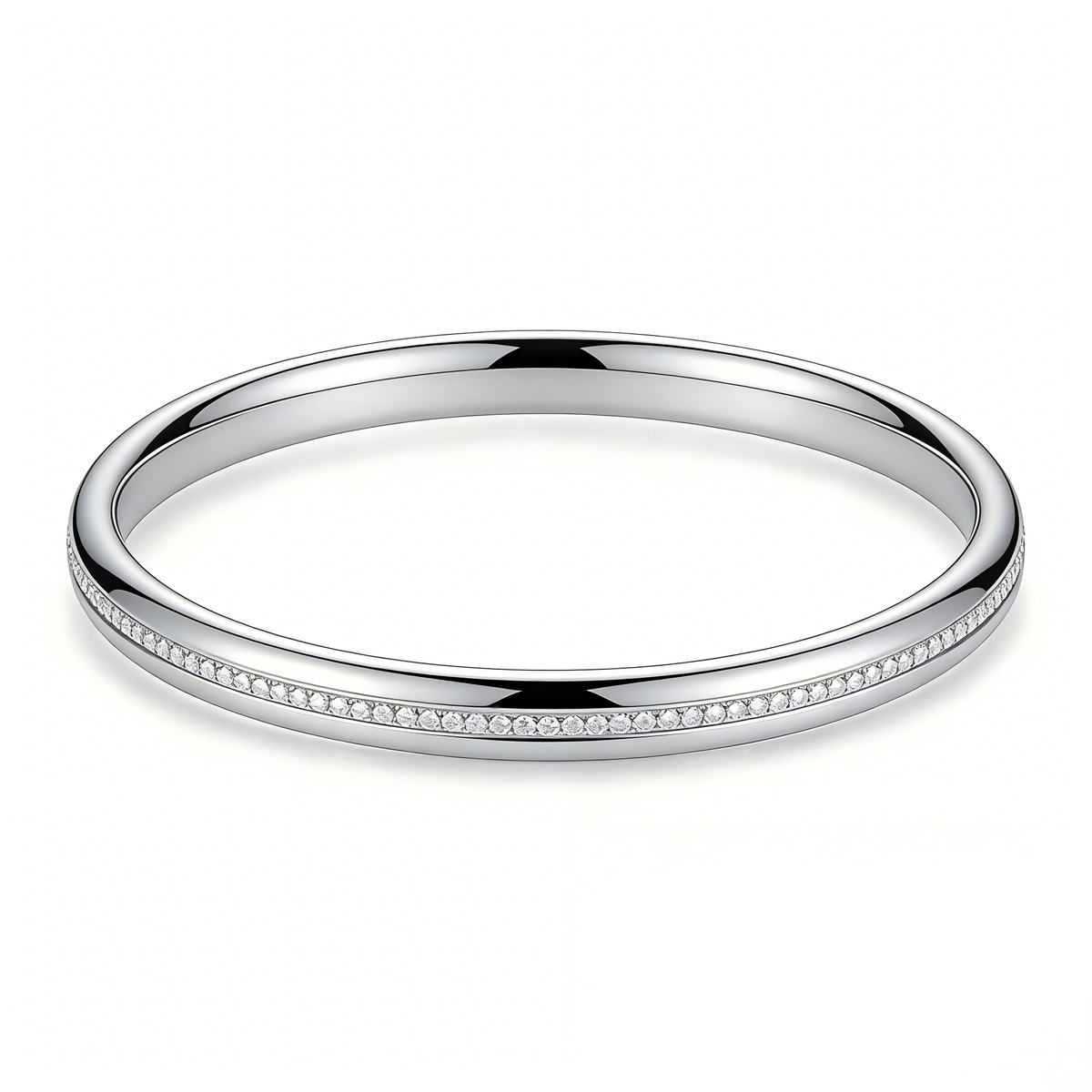 Classic Pavé Crystal Bangle