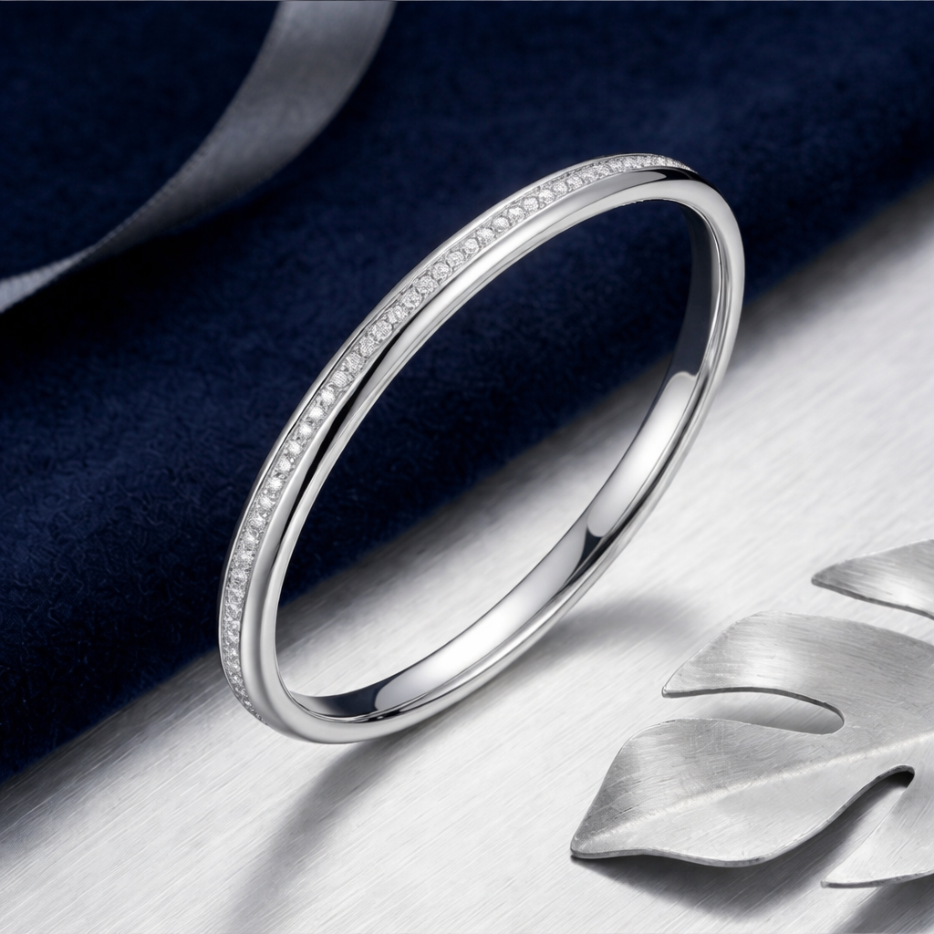Classic Pavé Crystal Bangle