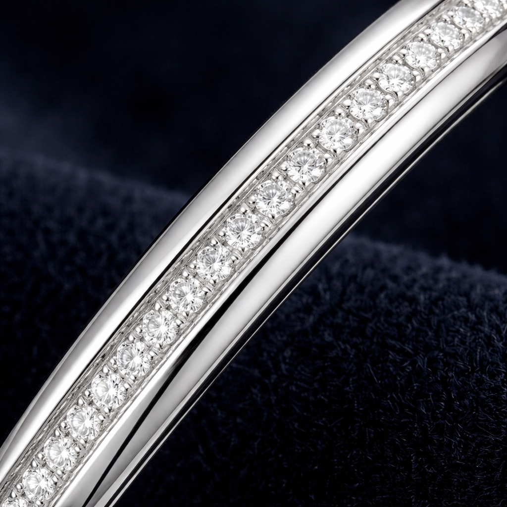 Classic Pavé Crystal Bangle