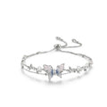 Butterfly Pearl Layered Adjustable Bracelet