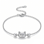Cute Cat Minimalist Chain Bracelet