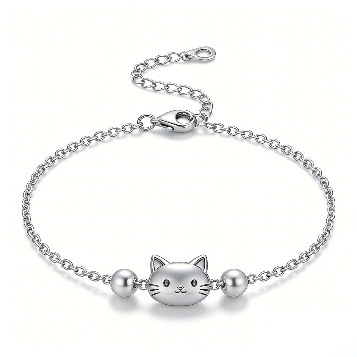 Cute Cat Minimalist Chain Bracelet
