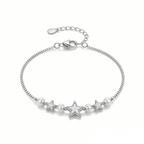 Triple Star Pearl Bracelet