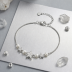 Triple Star Pearl Bracelet